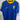 Brasilien Ude 2010 M fodboldtr
tr
je, bl med gult krave og skulderdetaljer, Nike-logo og Brasilien-emblem foran.